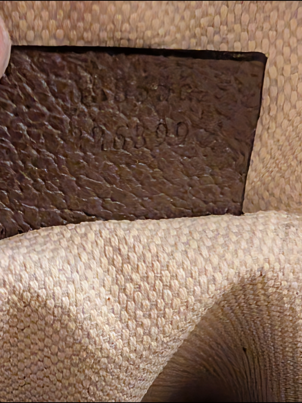 Gucci Beige GG Monogram Crossbody with Brown Trim - Picture 3 of 10